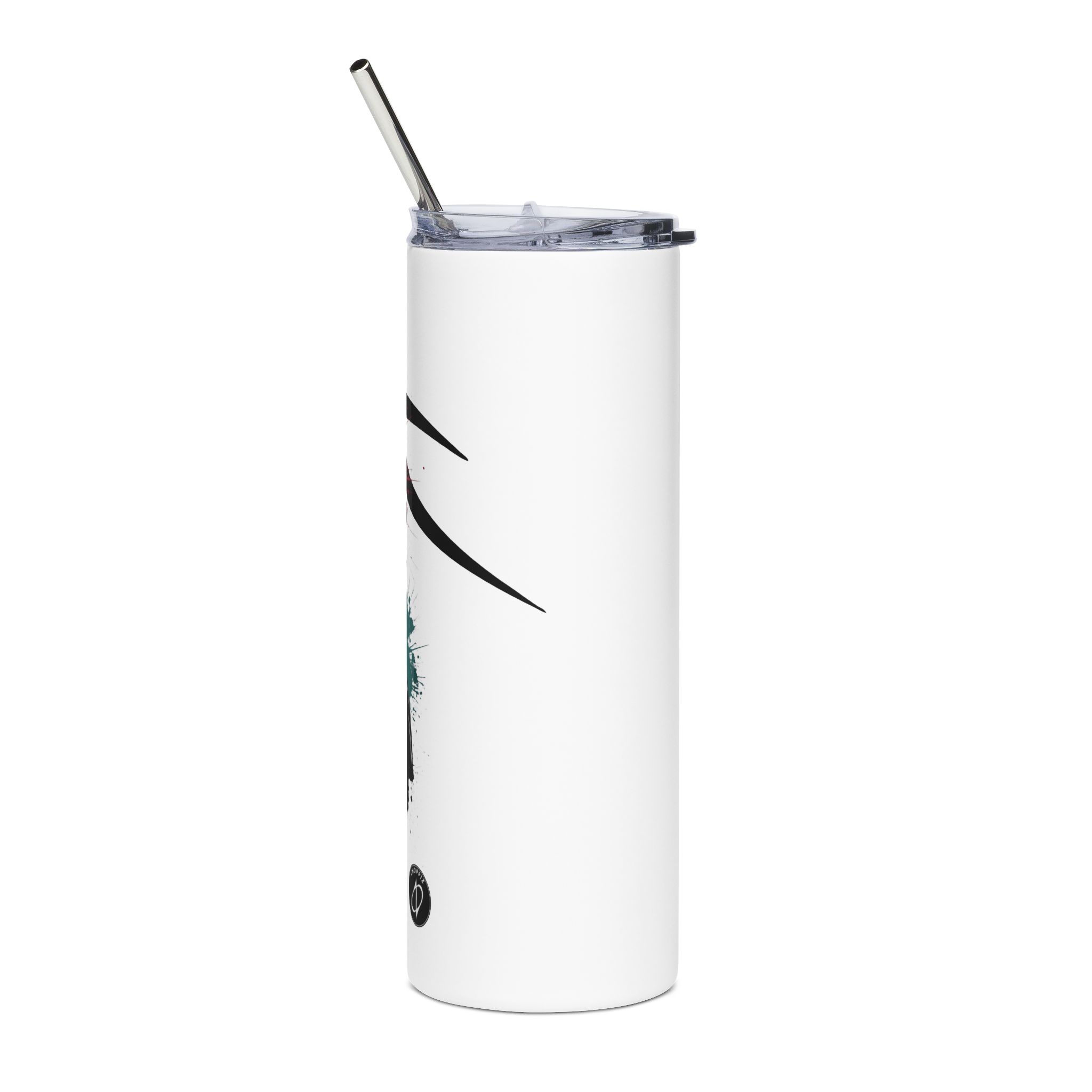 Graffiti-Style Cat Tumbler