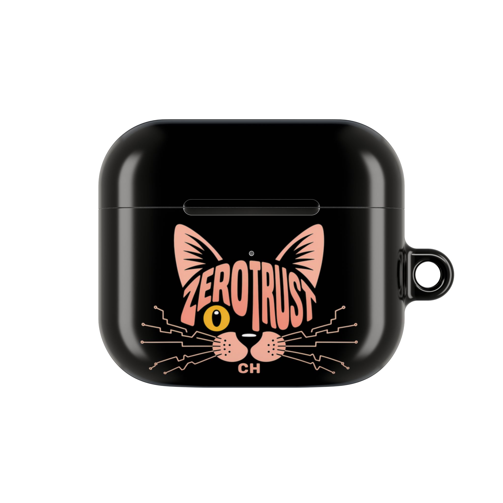 Zero Trust Cat AirPod Case