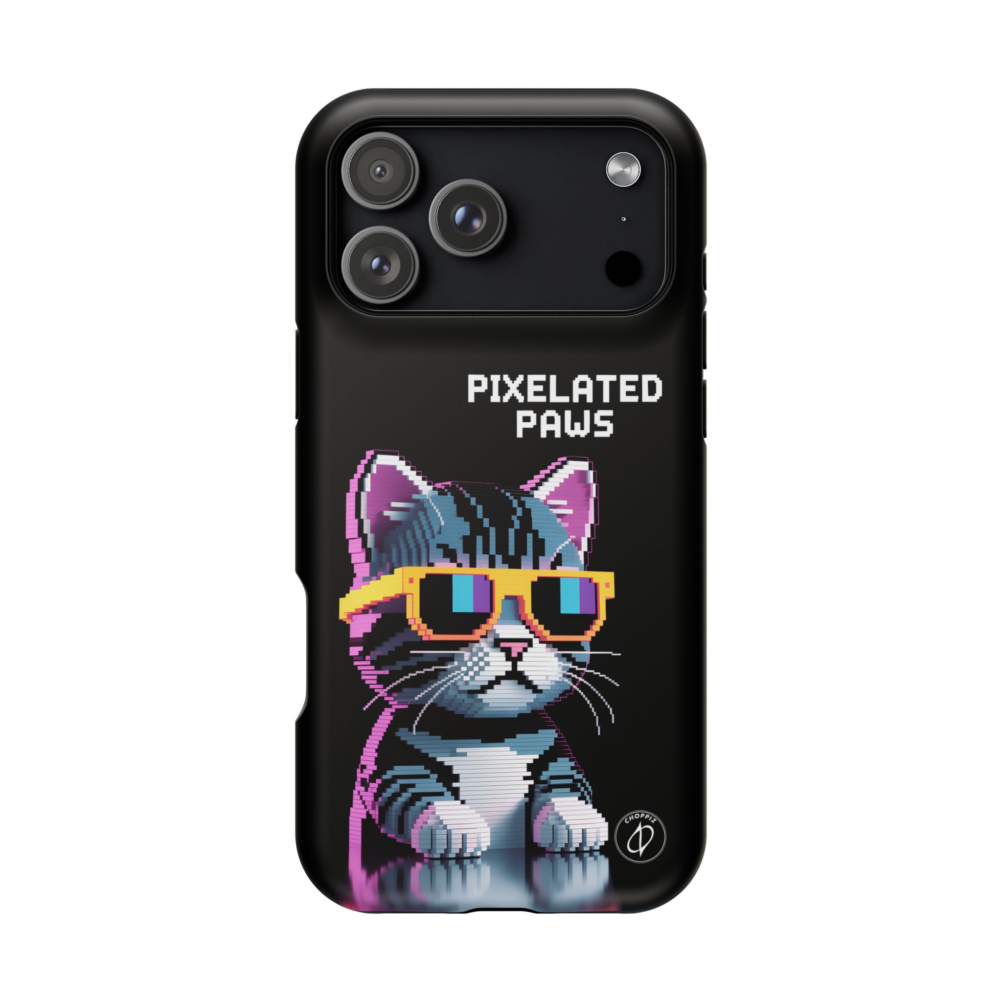 Pixelated Paws Cool Cat Pixel Art MagSafe Case