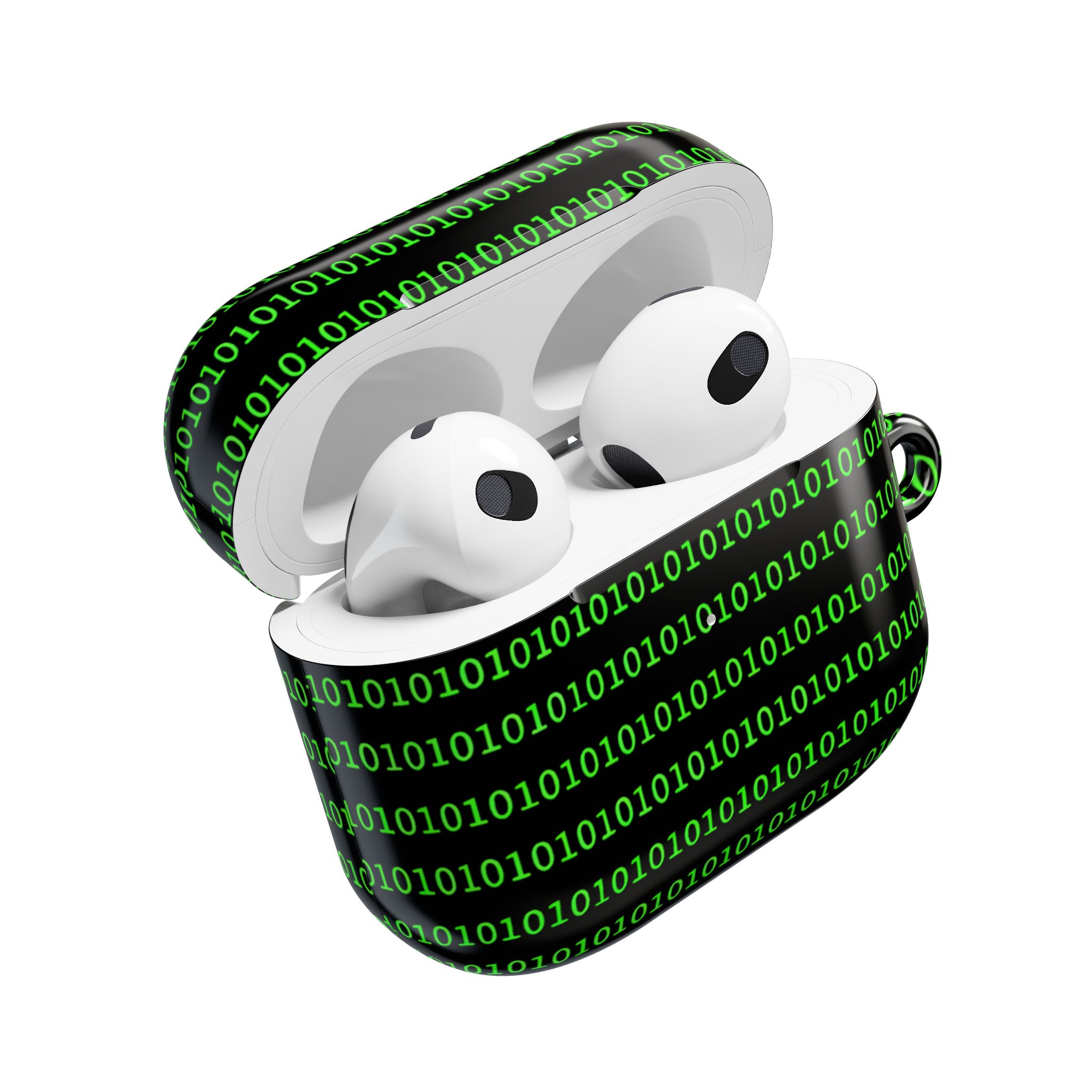 Matrix Green Binary AirPods Case