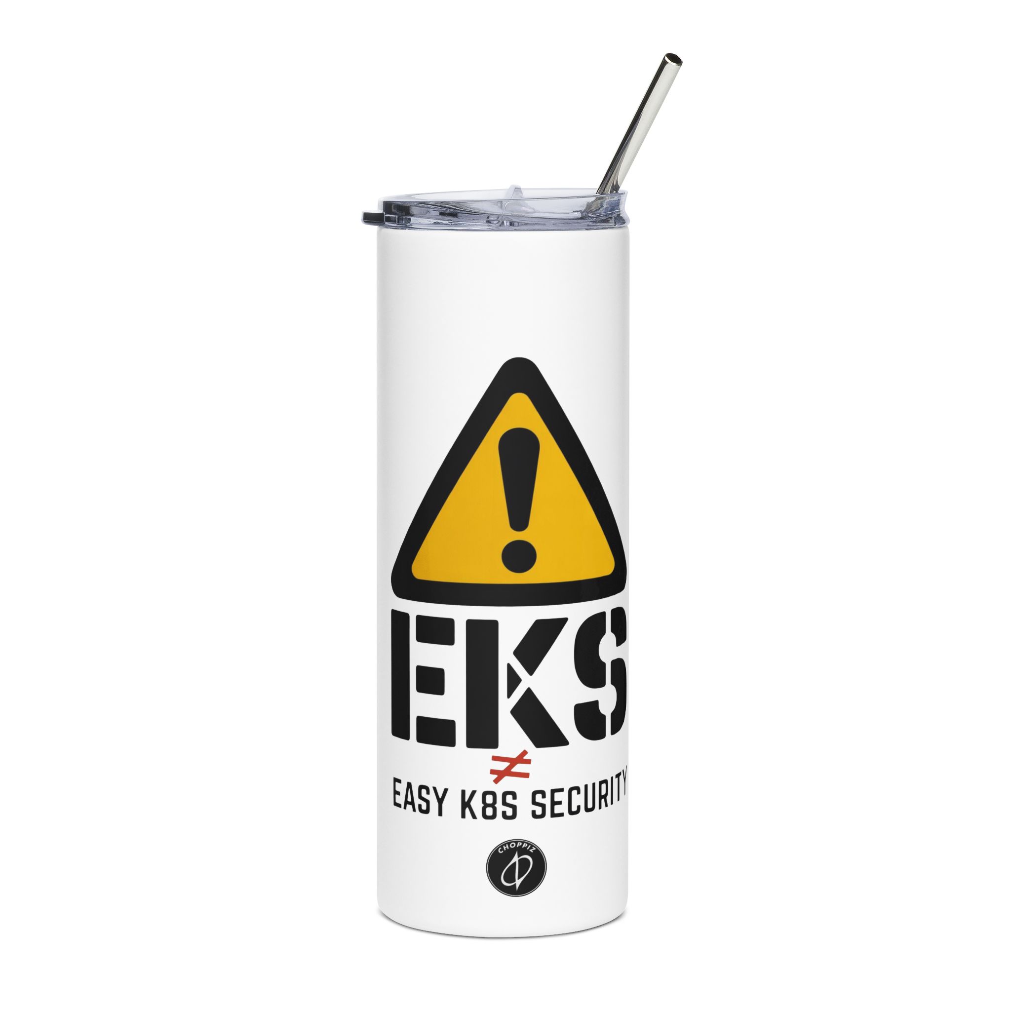 EKS Security Warning Insulated Tumbler