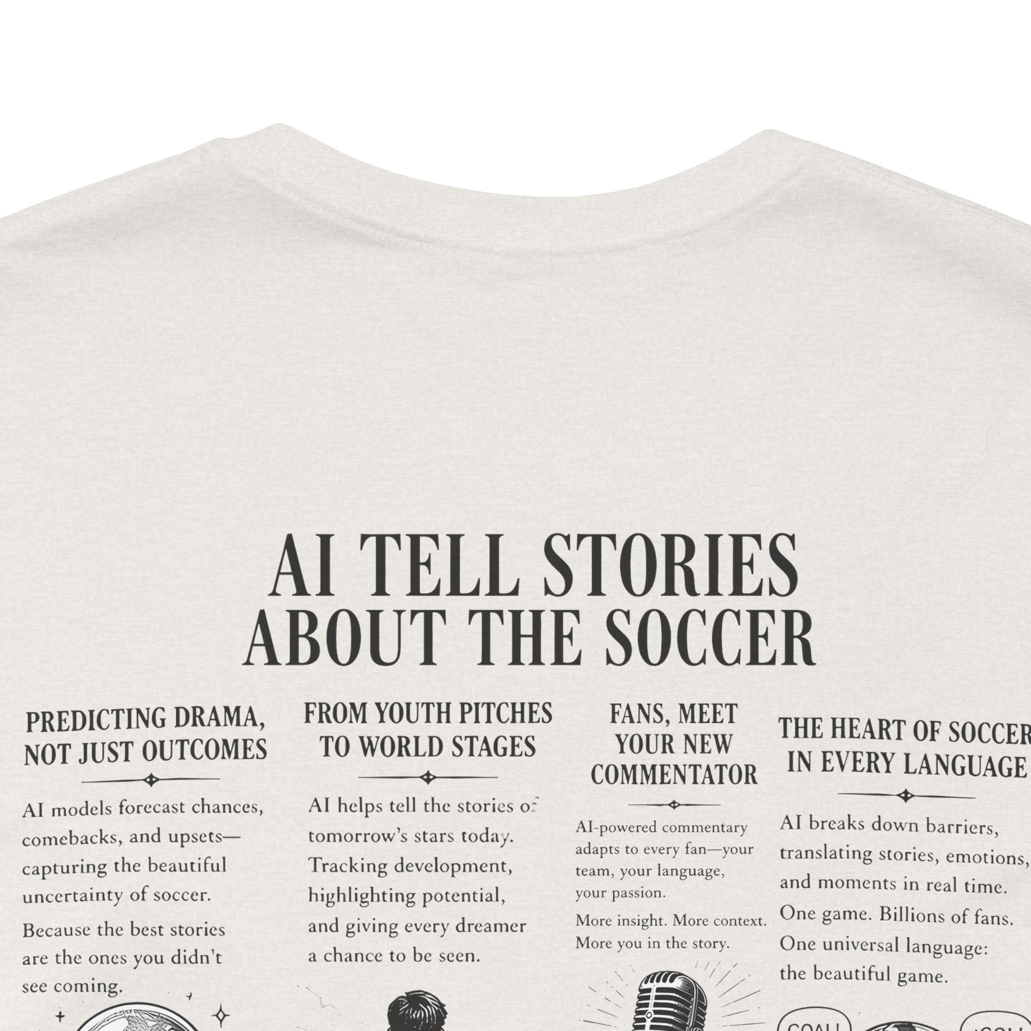 AI Soccer Stories Data & Analytics Graphic T-Shirt