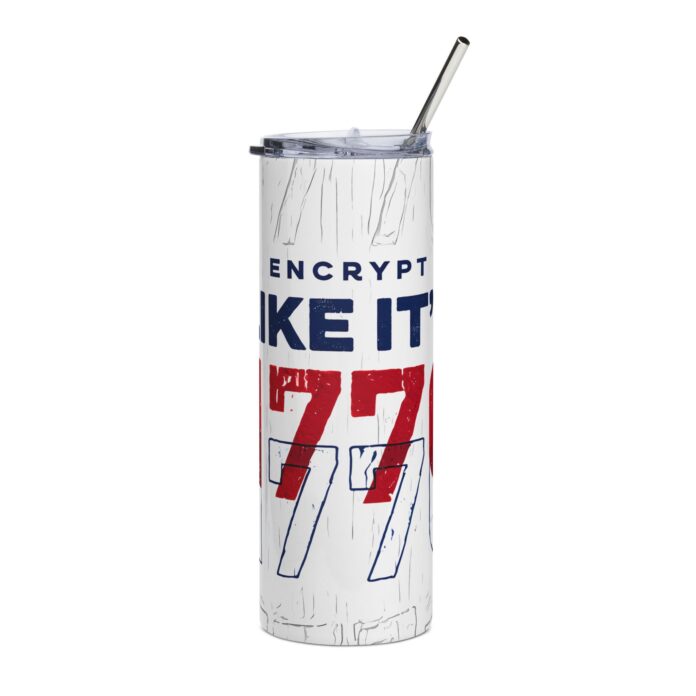 Encrypt Like It’s 1776 Stainless Tumbler