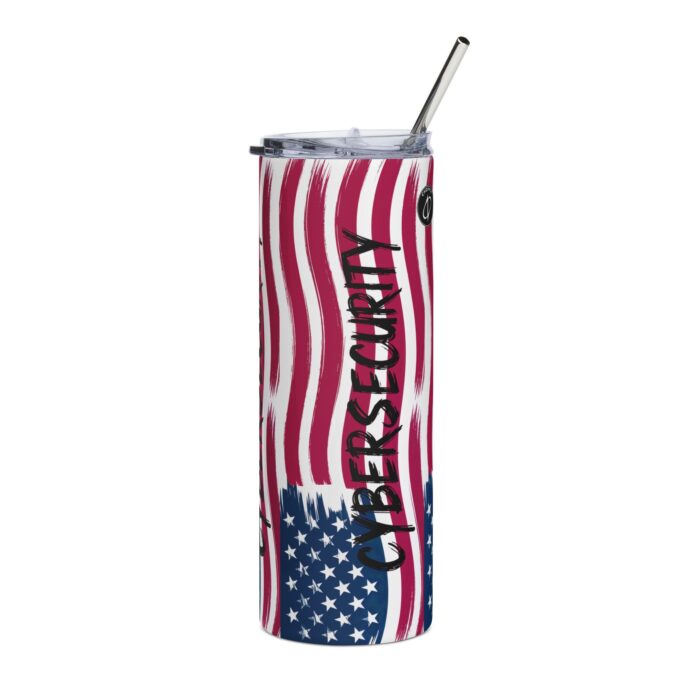 USA Cybersecurity Flag Tumbler