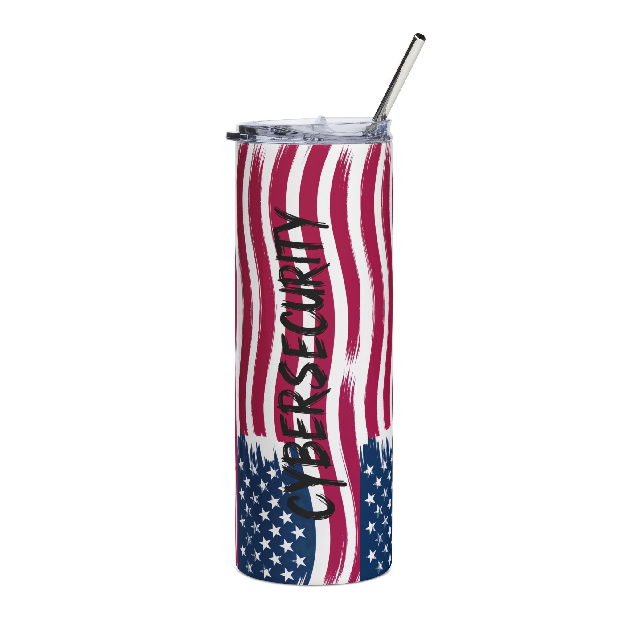 USA Cybersecurity Flag Tumbler