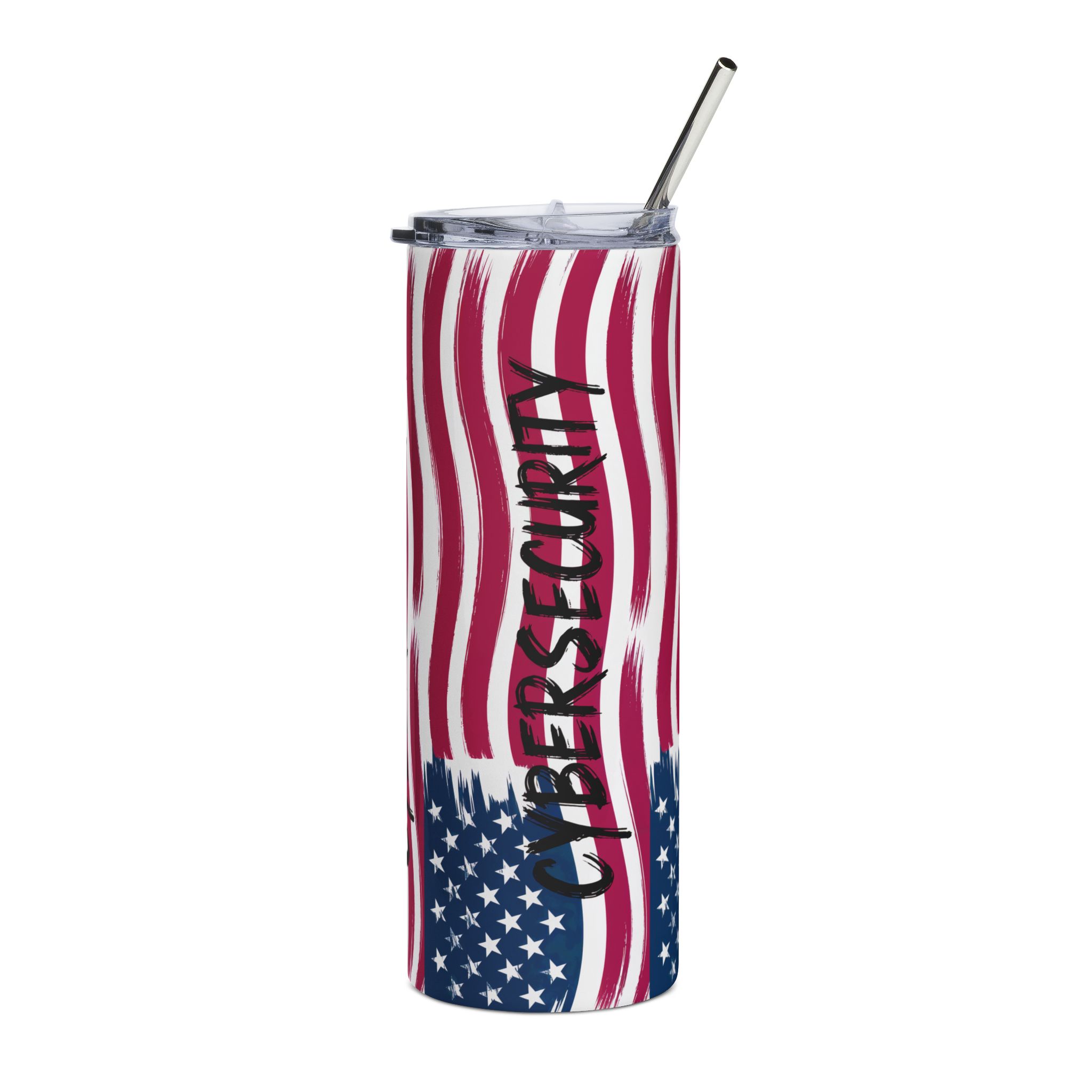 USA Cybersecurity Flag Tumbler