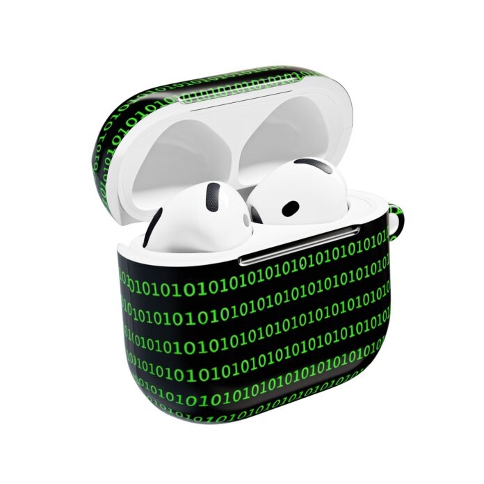 Matrix Green Binary AirPods Case