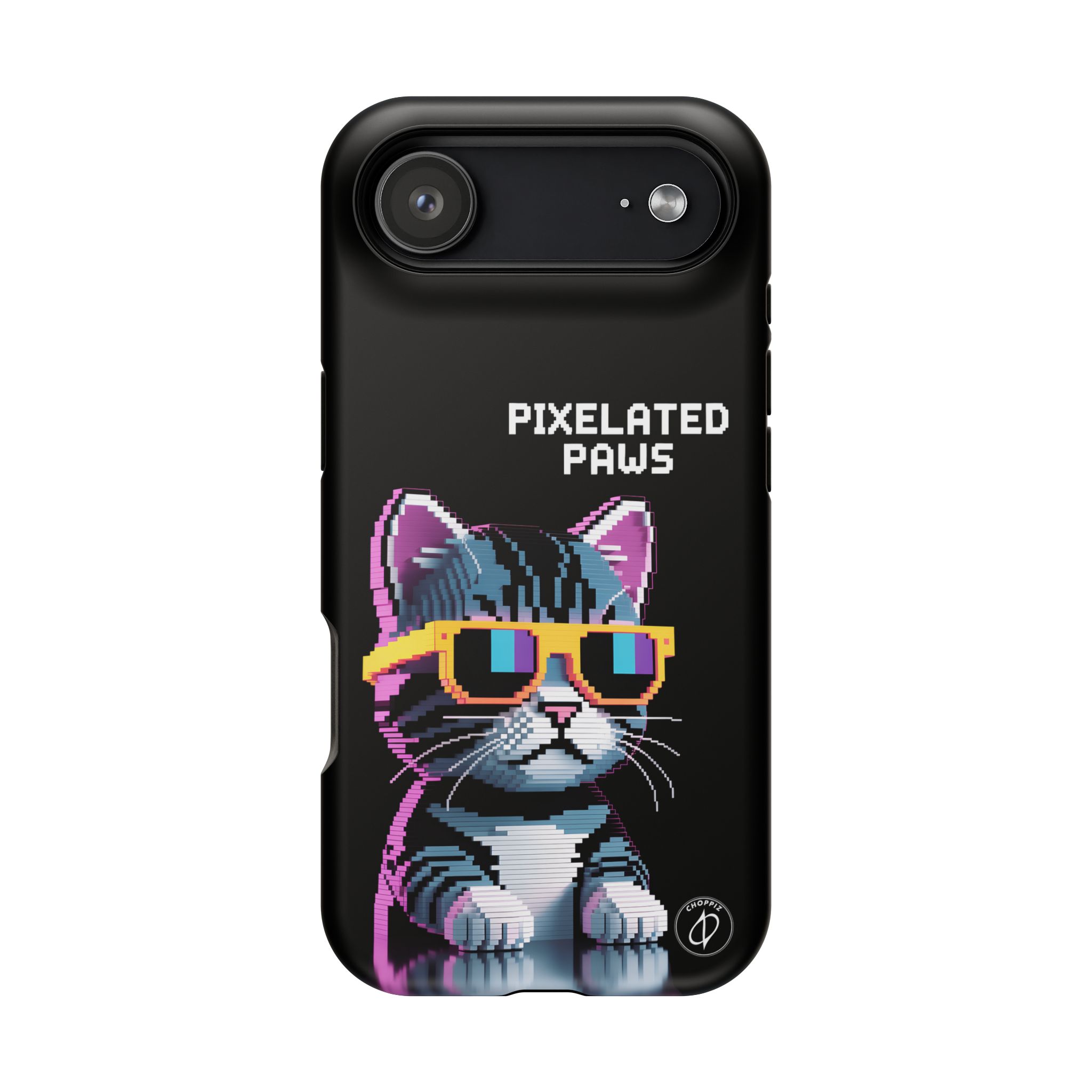 Pixelated Paws Cool Cat Pixel Art MagSafe Case