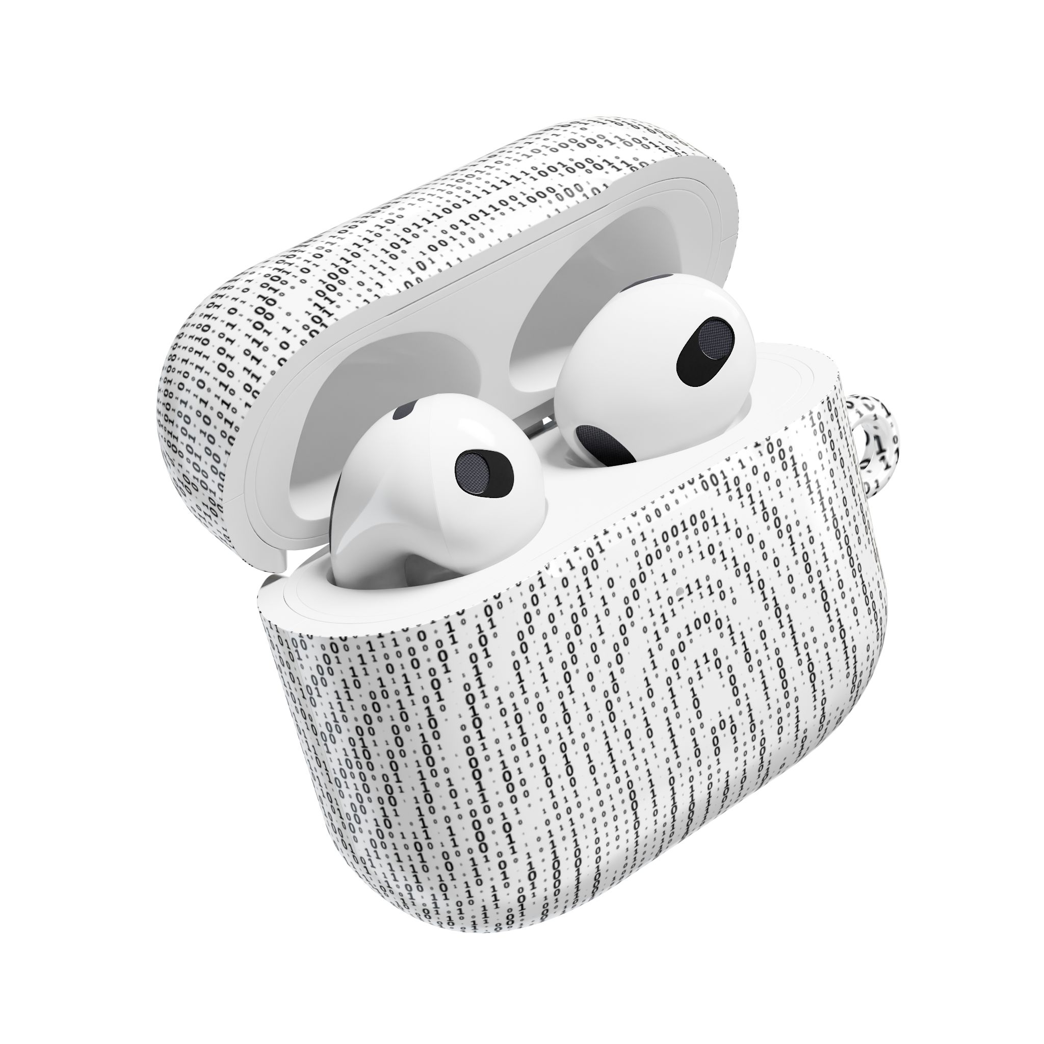 Binary Fingerprint AirPods Case