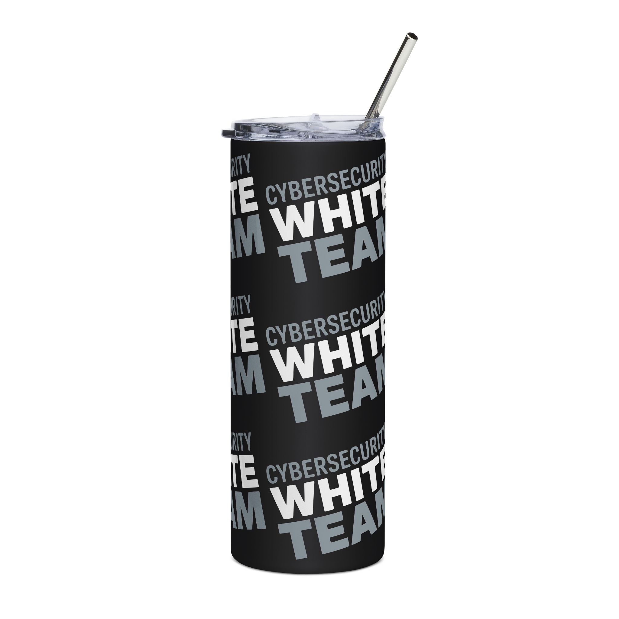 Cybersecurity White Team Stainless Tumbler