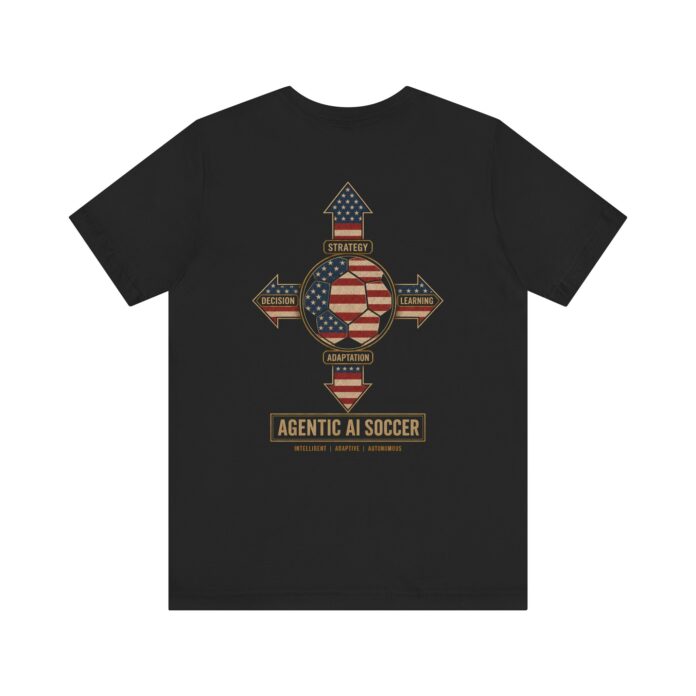 Agentic AI USA Soccer Strategy T-Shirt