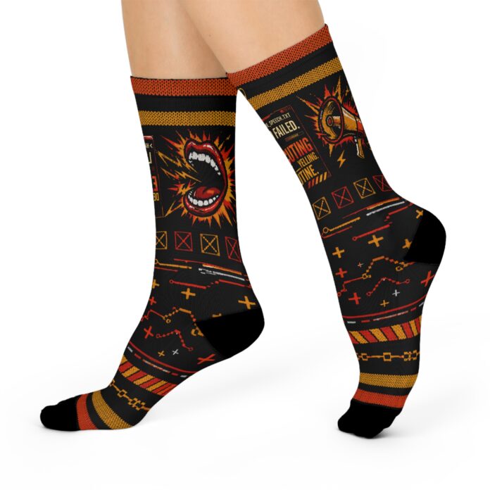 Halftime Speech Load Failed Soccer Crew Socks