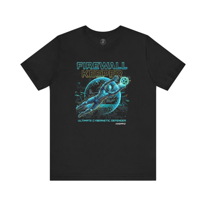 Firewall Keeper Cyber Soccer Goalkeeper Graphic T-Shirt