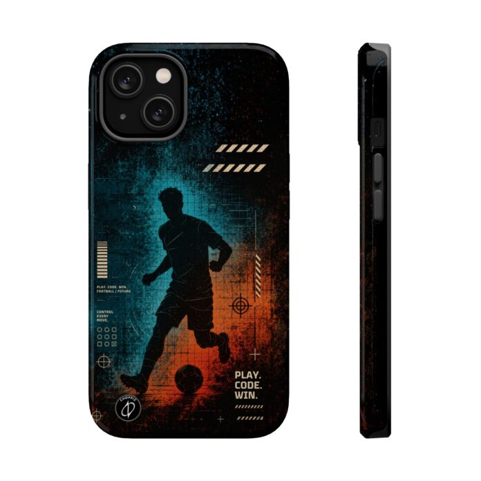 Play Code Win Cyber Soccer Graphic MagSafe Case