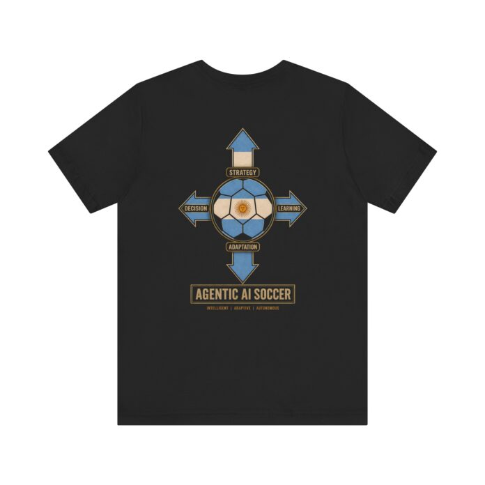 Agentic AI Soccer Argentina Strategy T-Shirt