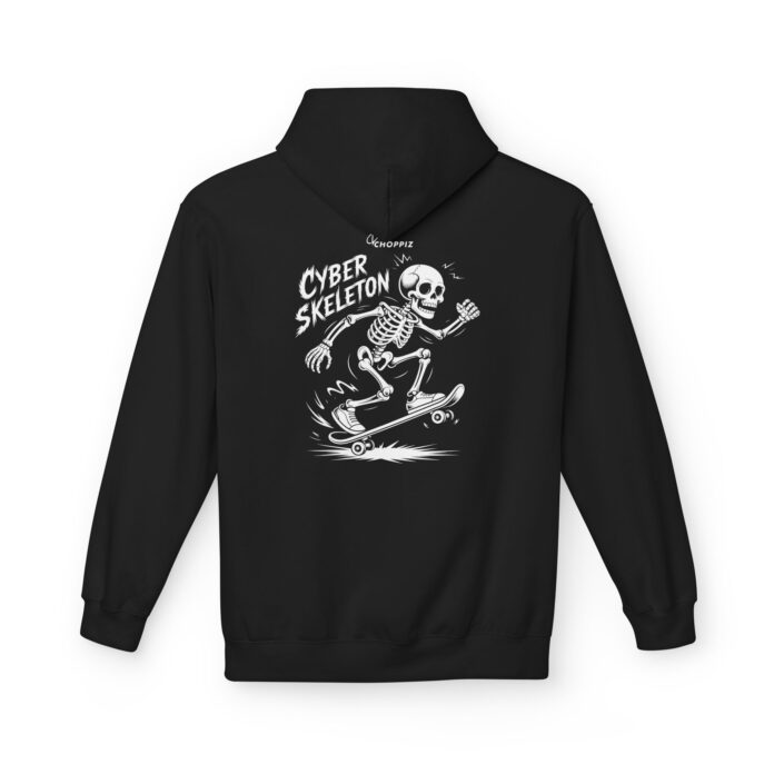 Cyber Skeleton Skateboard Softstyle Hoodie