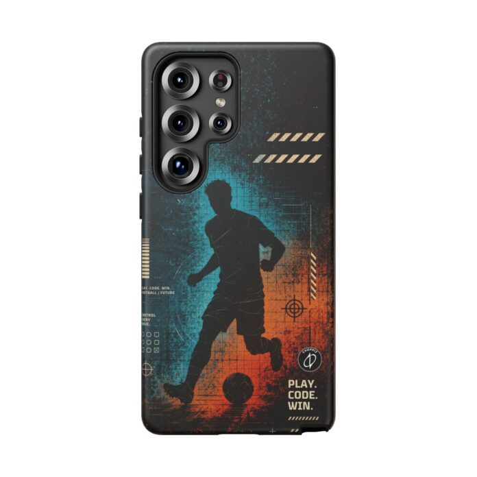 Play Code Win Cyber Soccer Phone Case