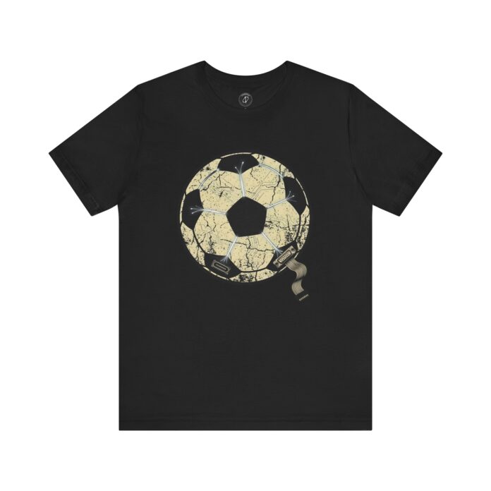 Connected Soccer Ball Cyber Circuit Graphic T-Shirt