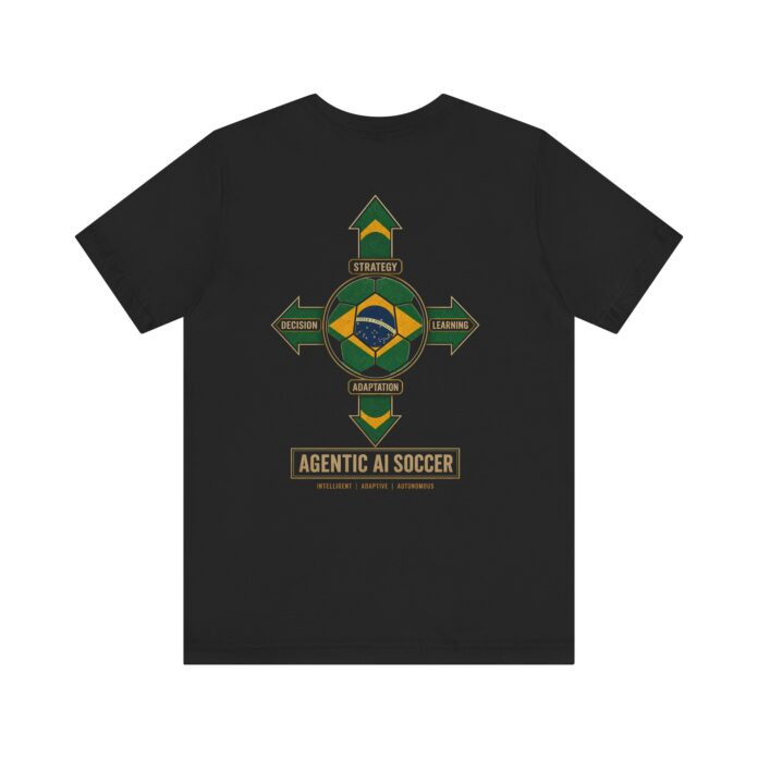 Agentic AI Soccer Brazil Strategy T-Shirt