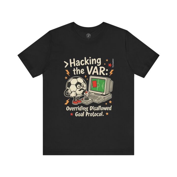 Hacking The VAR Football Hacker Graphic T-Shirt