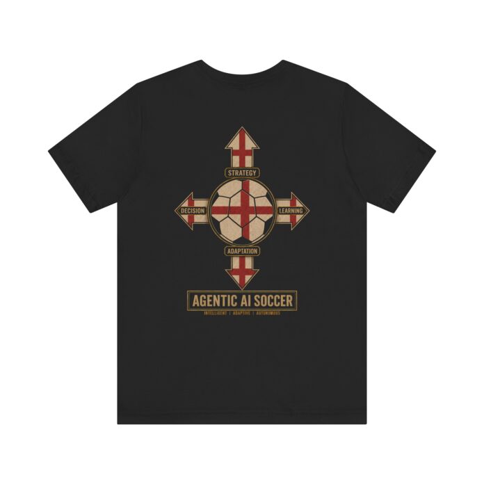 Agentic AI Soccer England Strategy T-Shirt