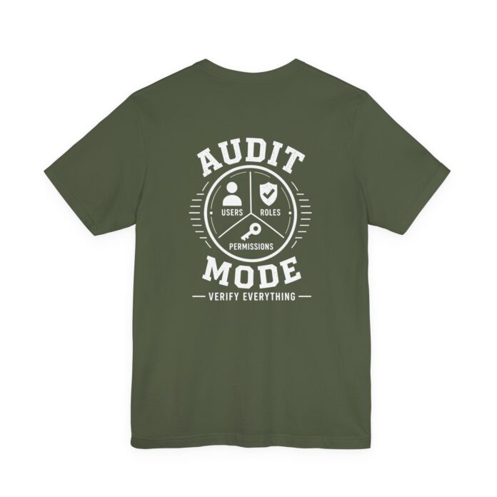 Audit Mode Users Roles Permissions T-Shirt