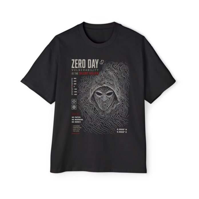 Zero Day Vulnerability Silent Killer Oversized Tee