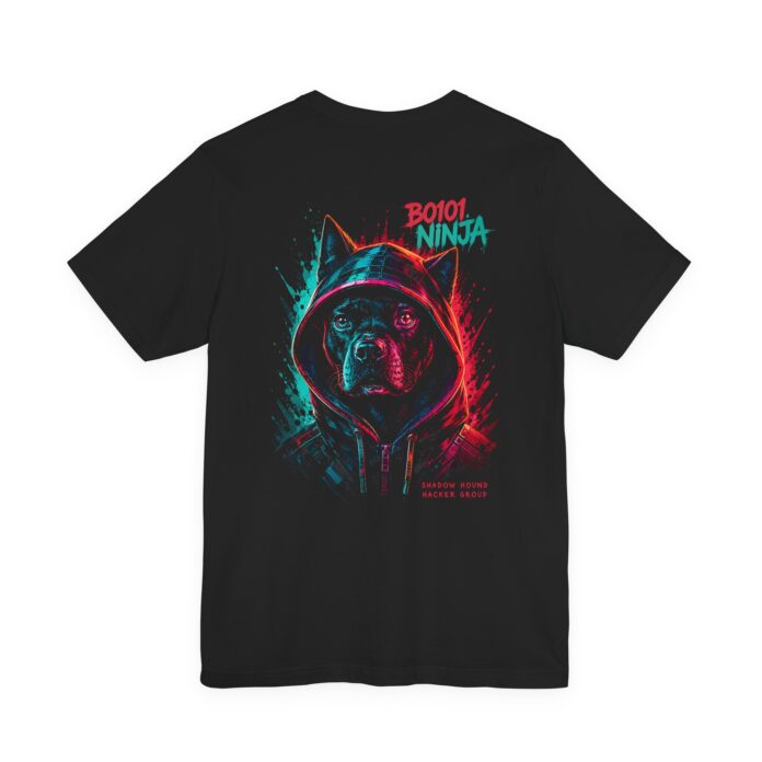 Shadow Hound B0101Ninja T-Shirt Back