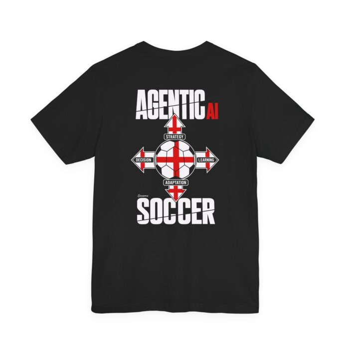 Agentic AI Soccer England Strategy T-Shirt