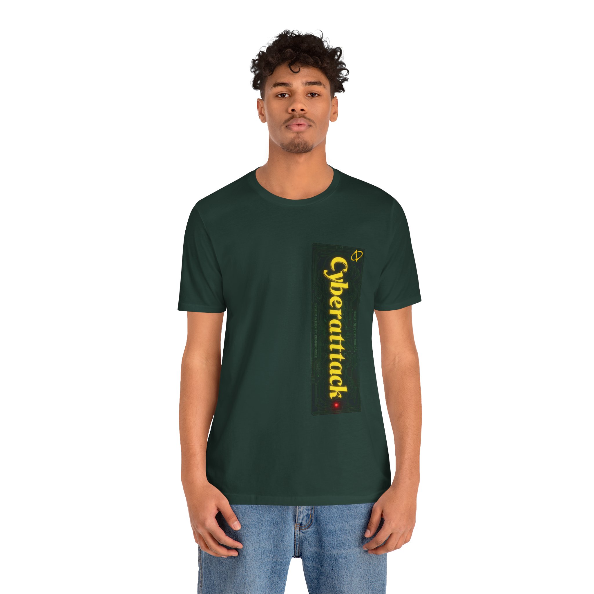 Cyberattack Green Sticker TYP030 T-Shirt