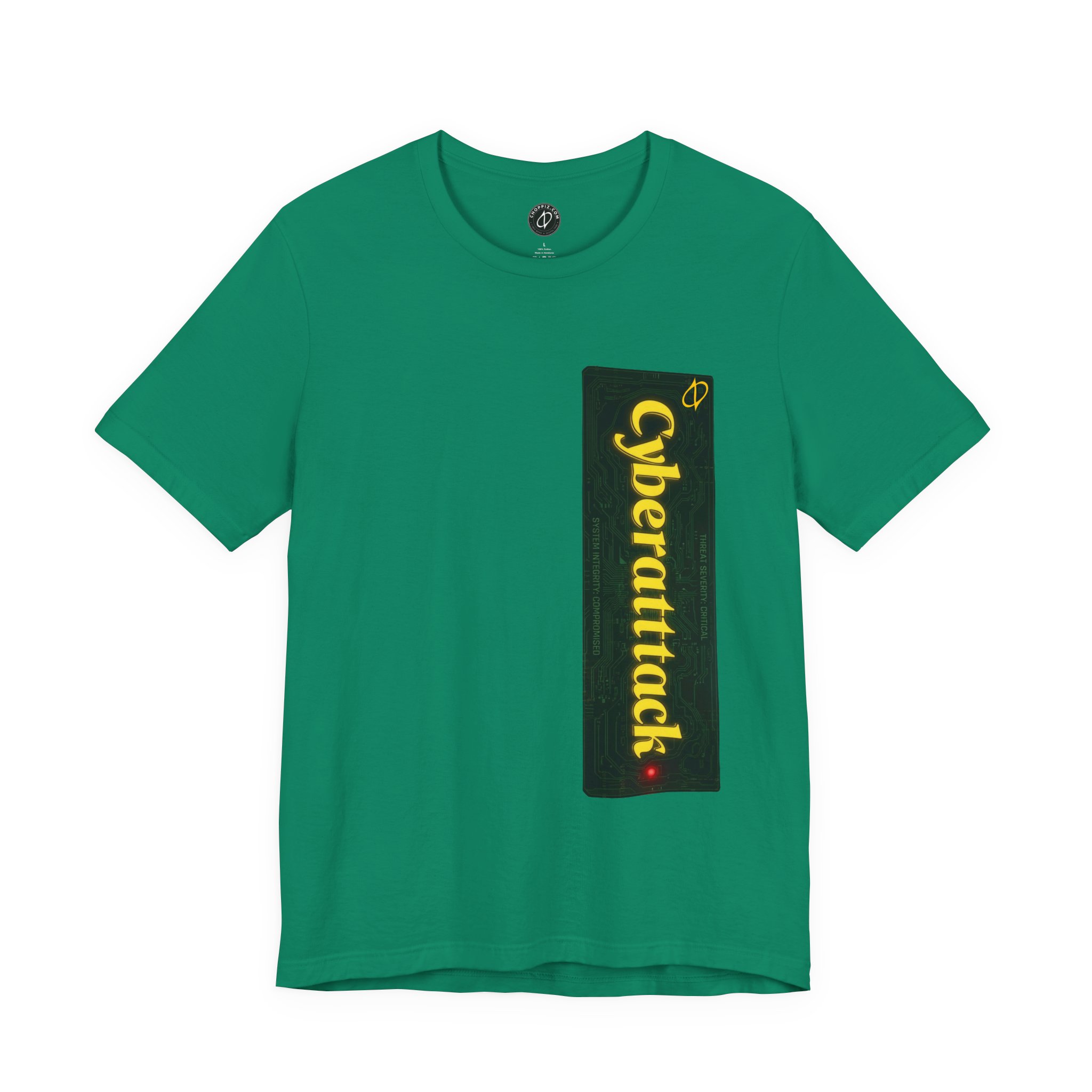 Cyberattack Green Sticker TYP030 T-Shirt