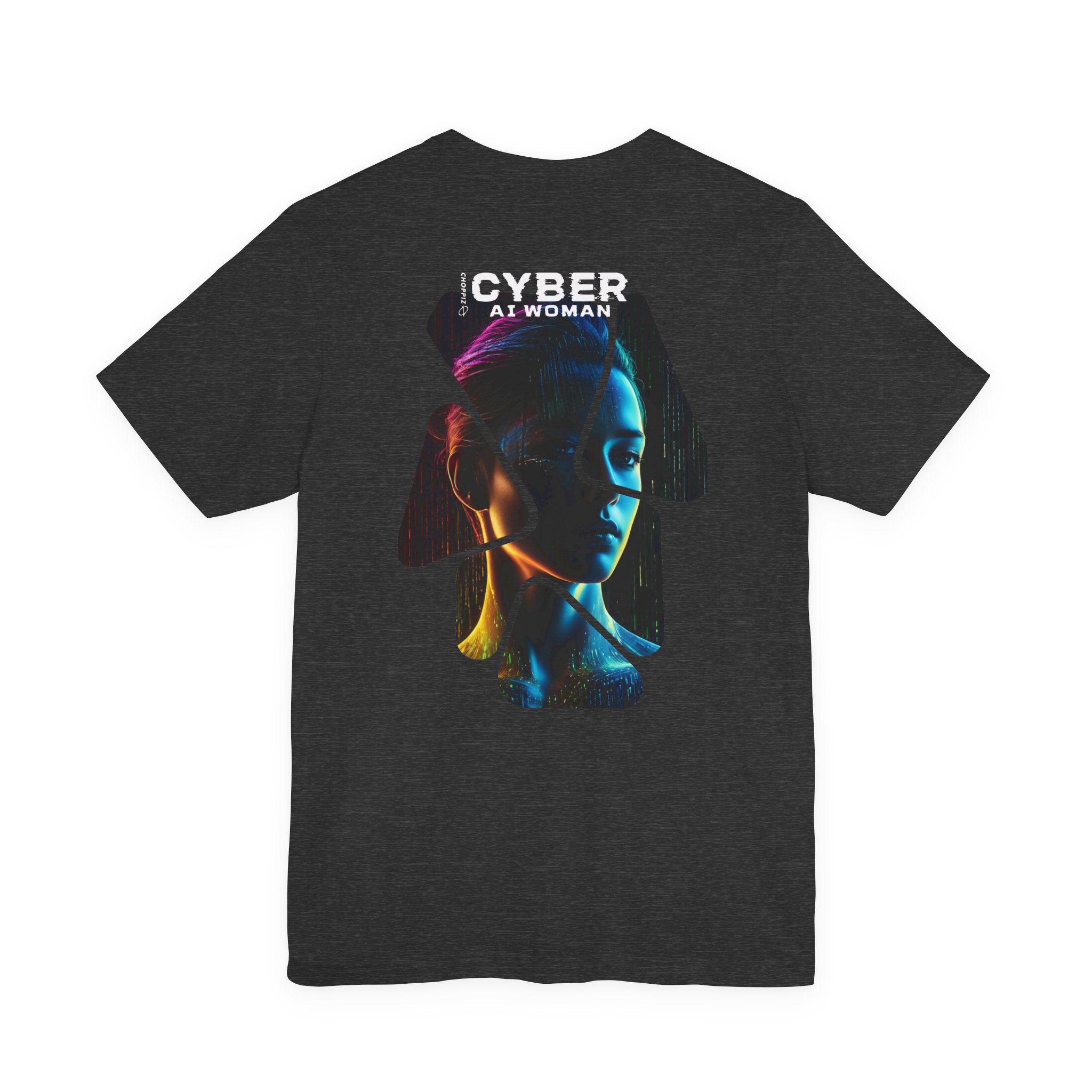 Cyber AI Woman Digital Future T-Shirt BIW08