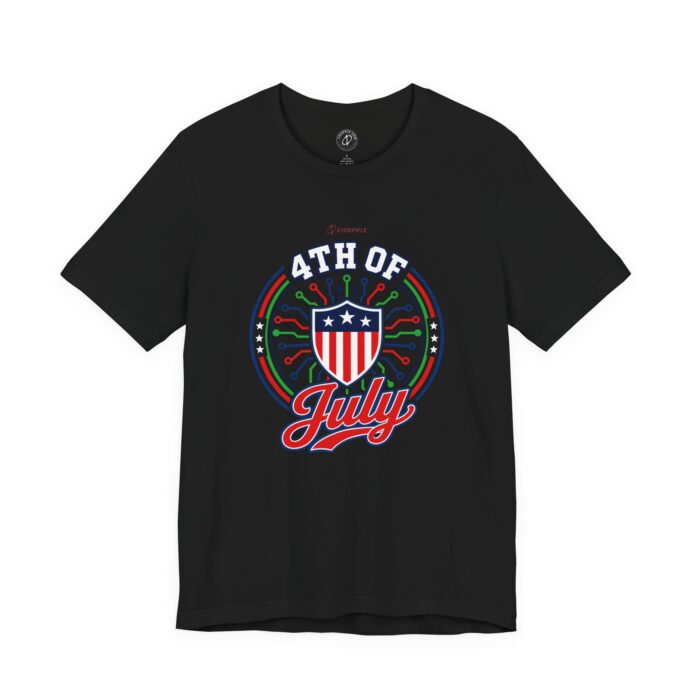 Patriotic Circuit Board 4th of July Tech T-Shirt