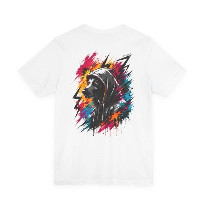 Graffiti-Style Dog Hoodie T-Shirt