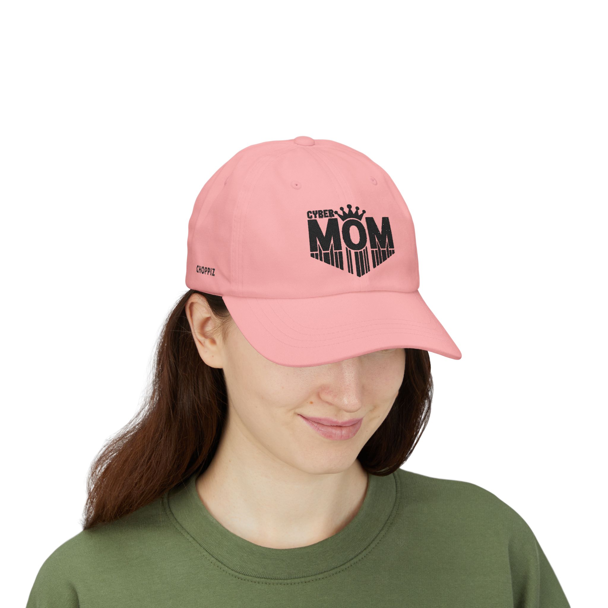 Cyber Mom Embroidered Crown CyberSec Cap Y6245