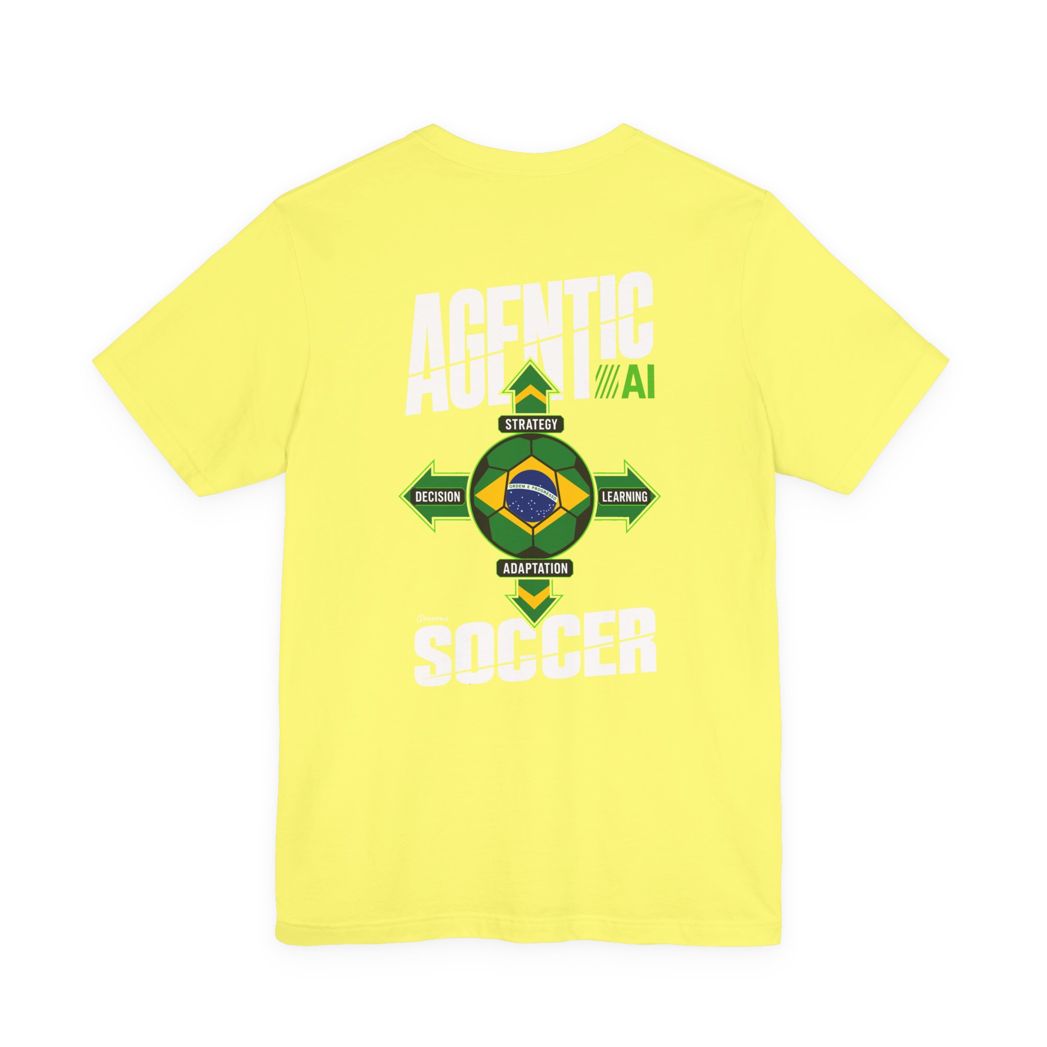 Agentic AI Soccer Brazil Strategy T-Shirt