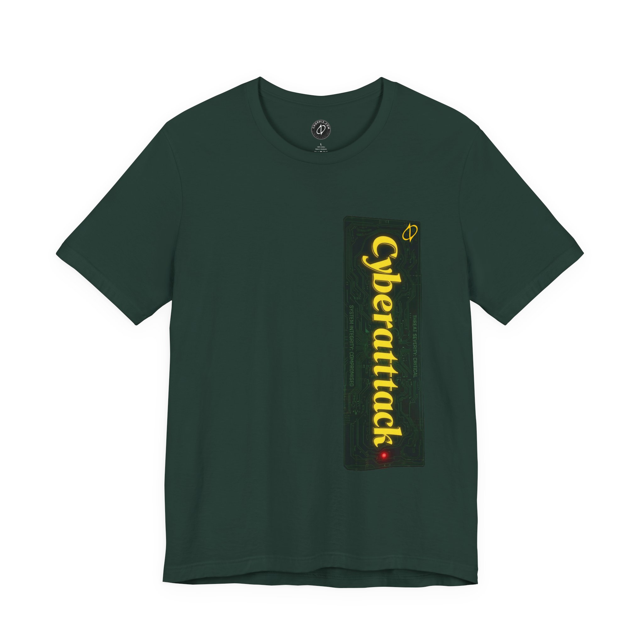 Cyberattack Green Sticker TYP030 T-Shirt