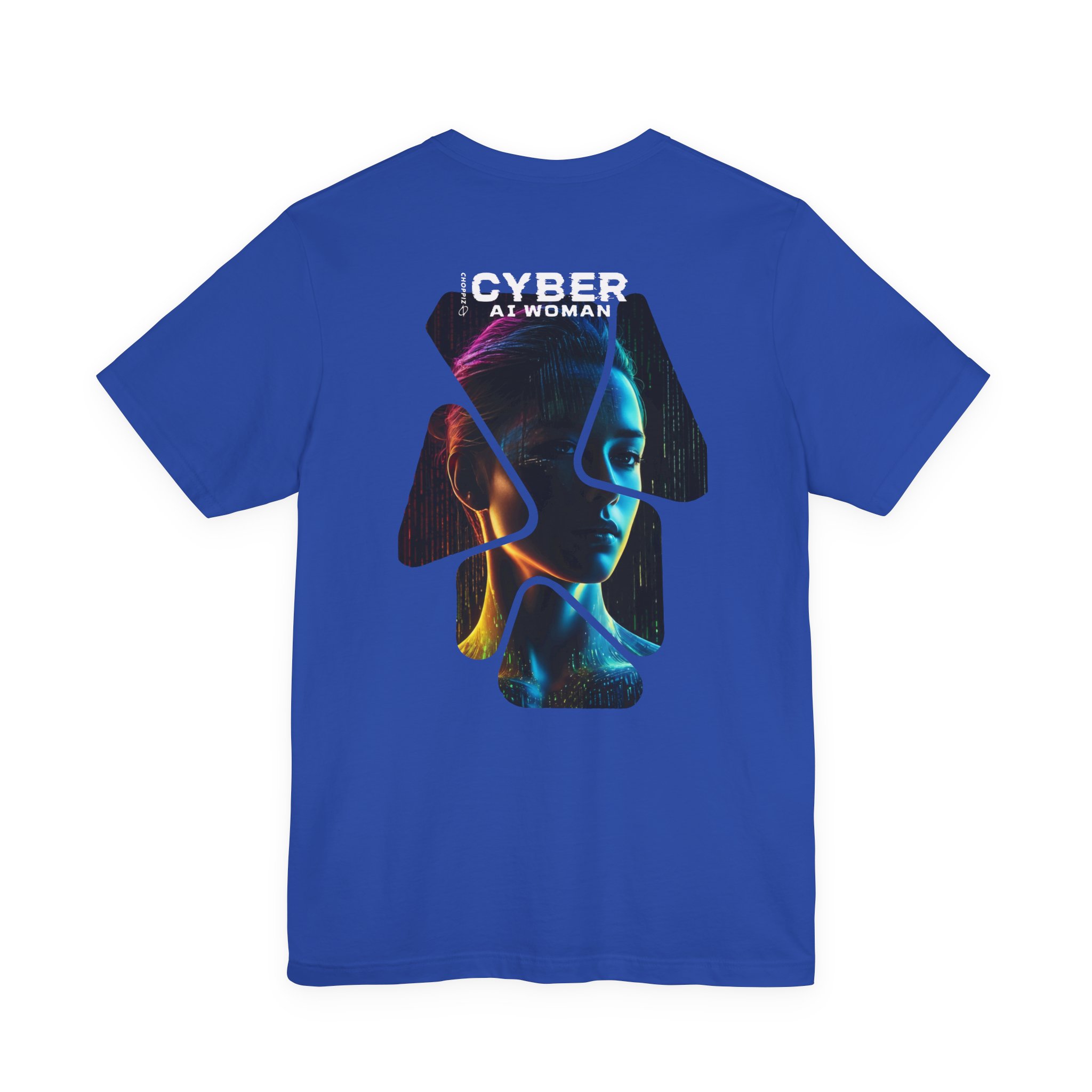 Cyber AI Woman Digital Future T-Shirt BIW08