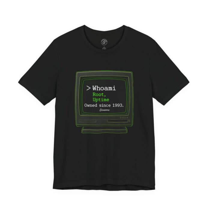Whoami Root Uptime 0wned Since 1993 T-Shirt