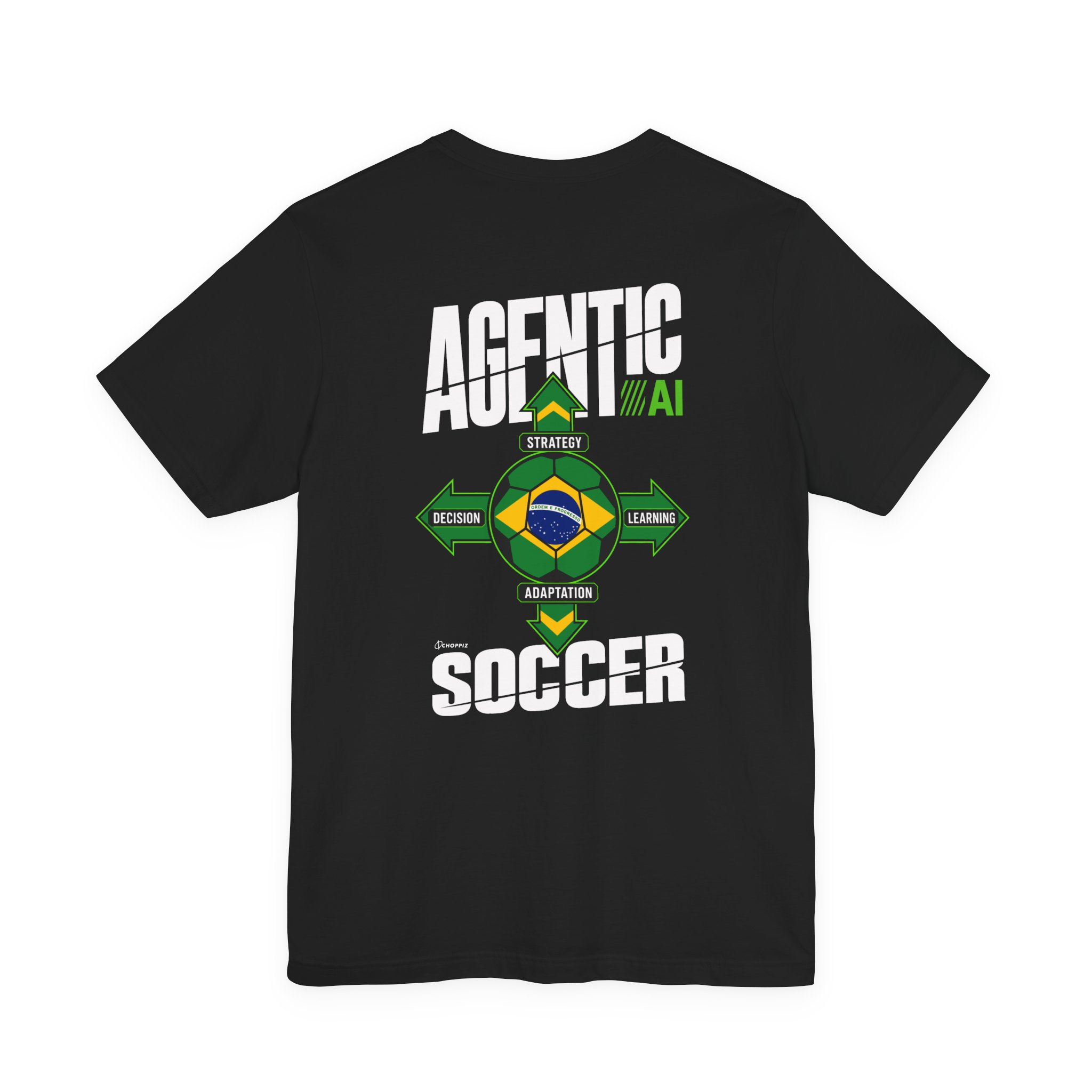 Agentic AI Soccer Brazil Strategy T-Shirt