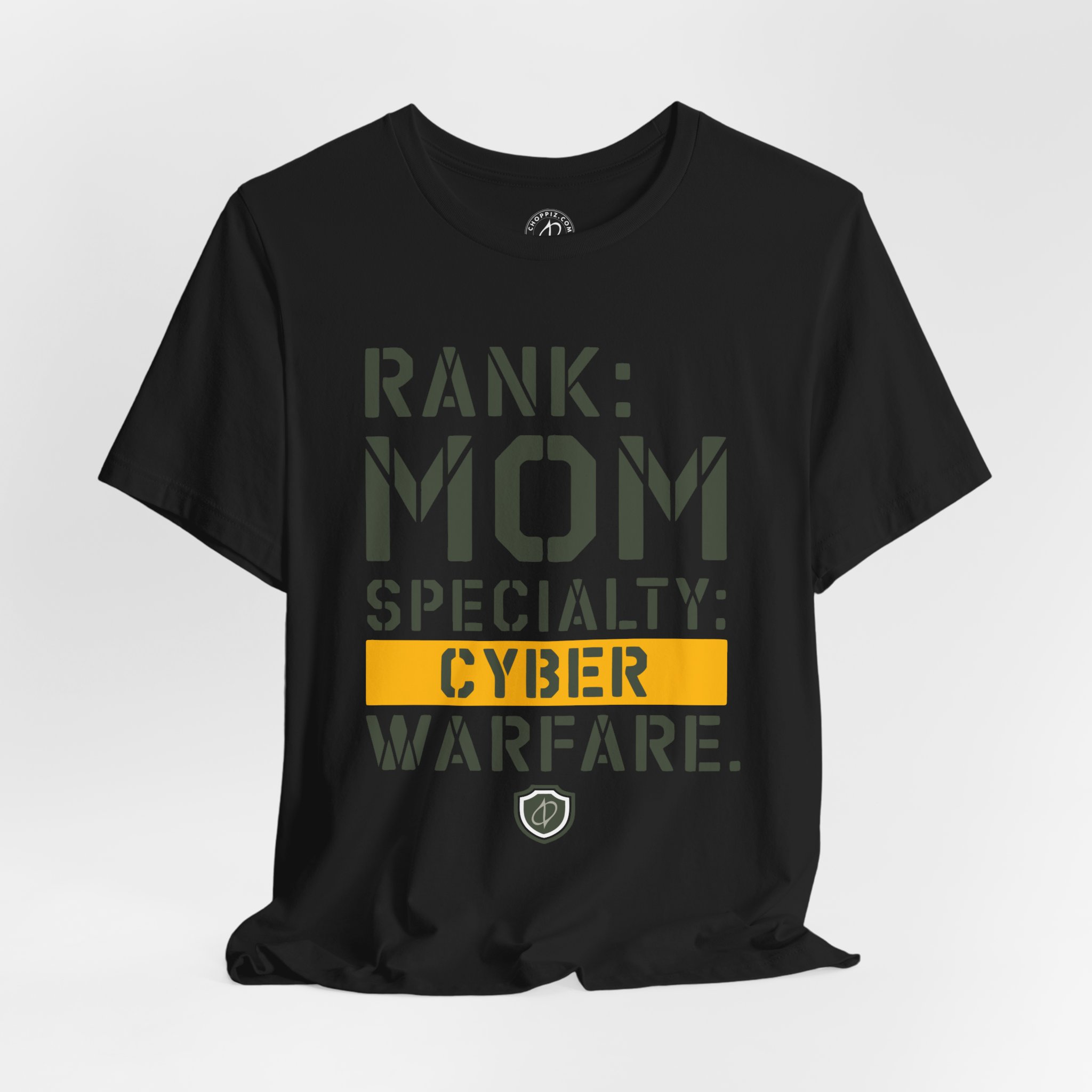 RANK: MOM, SPECIALTY: CYBER WARFARE T-Shirt