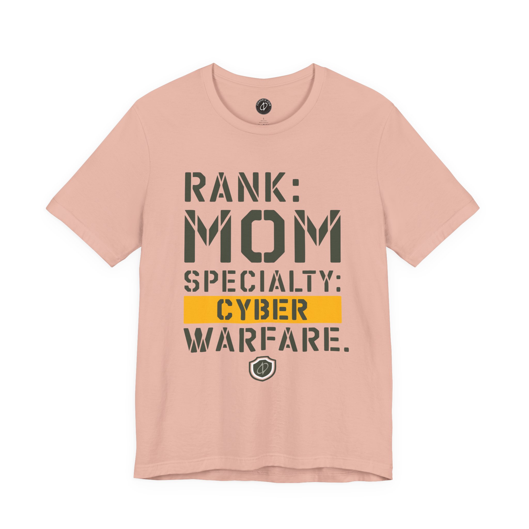 RANK: MOM, SPECIALTY: CYBER WARFARE T-Shirt