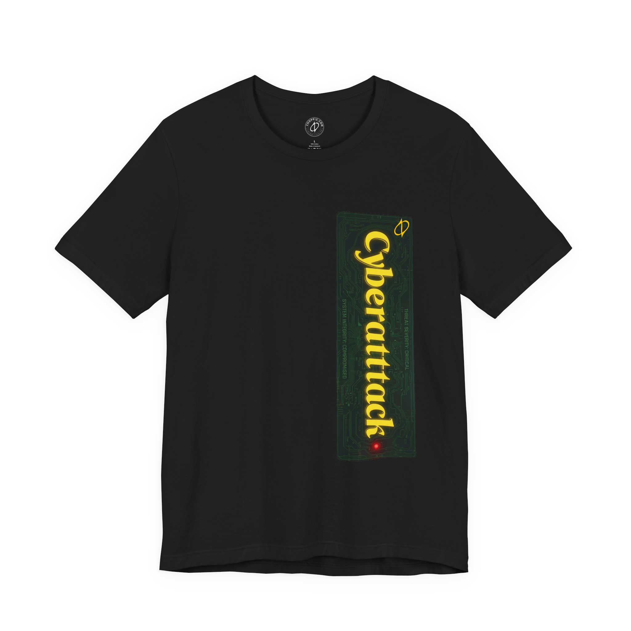 Cyberattack Green Sticker TYP030 T-Shirt