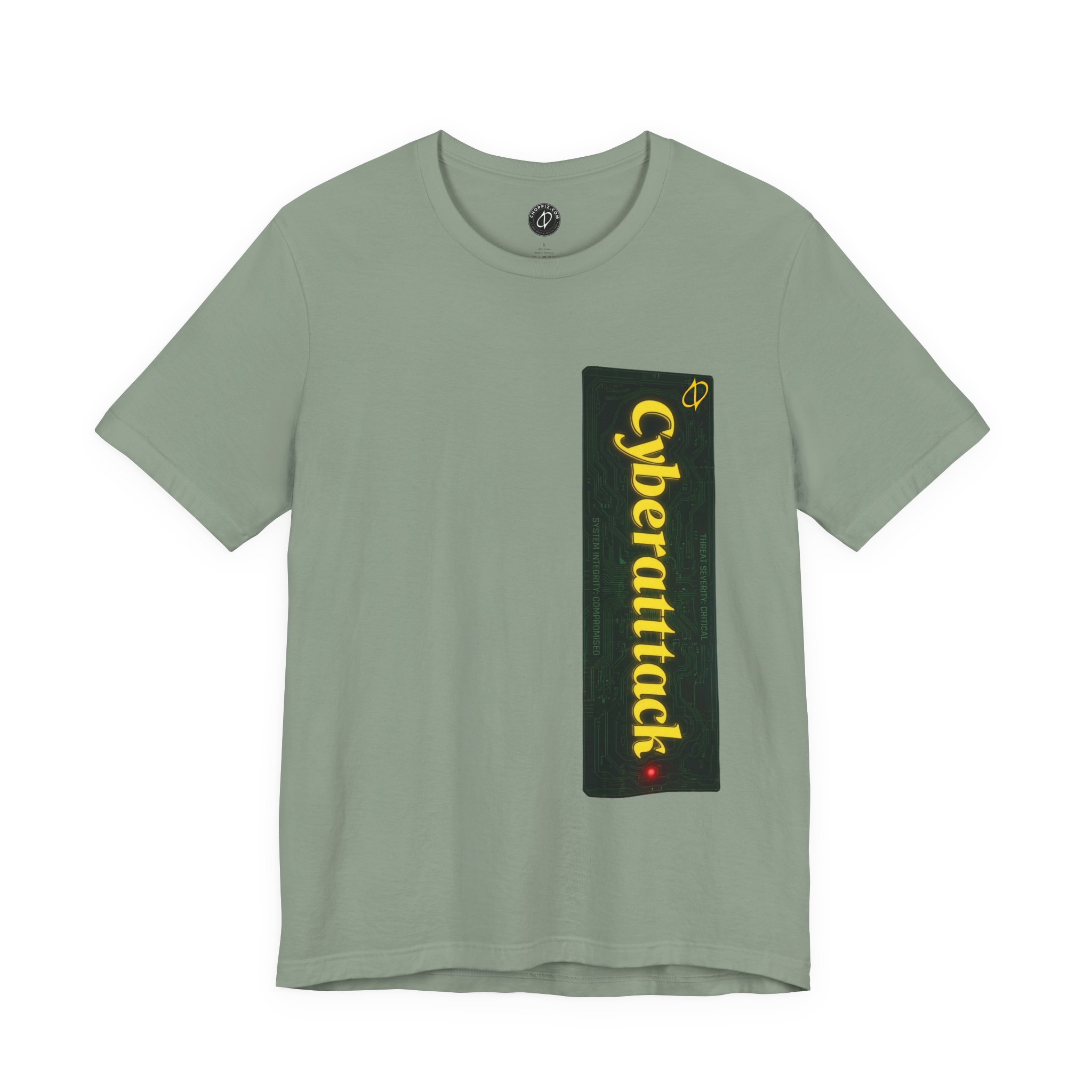 Cyberattack Green Sticker TYP030 T-Shirt