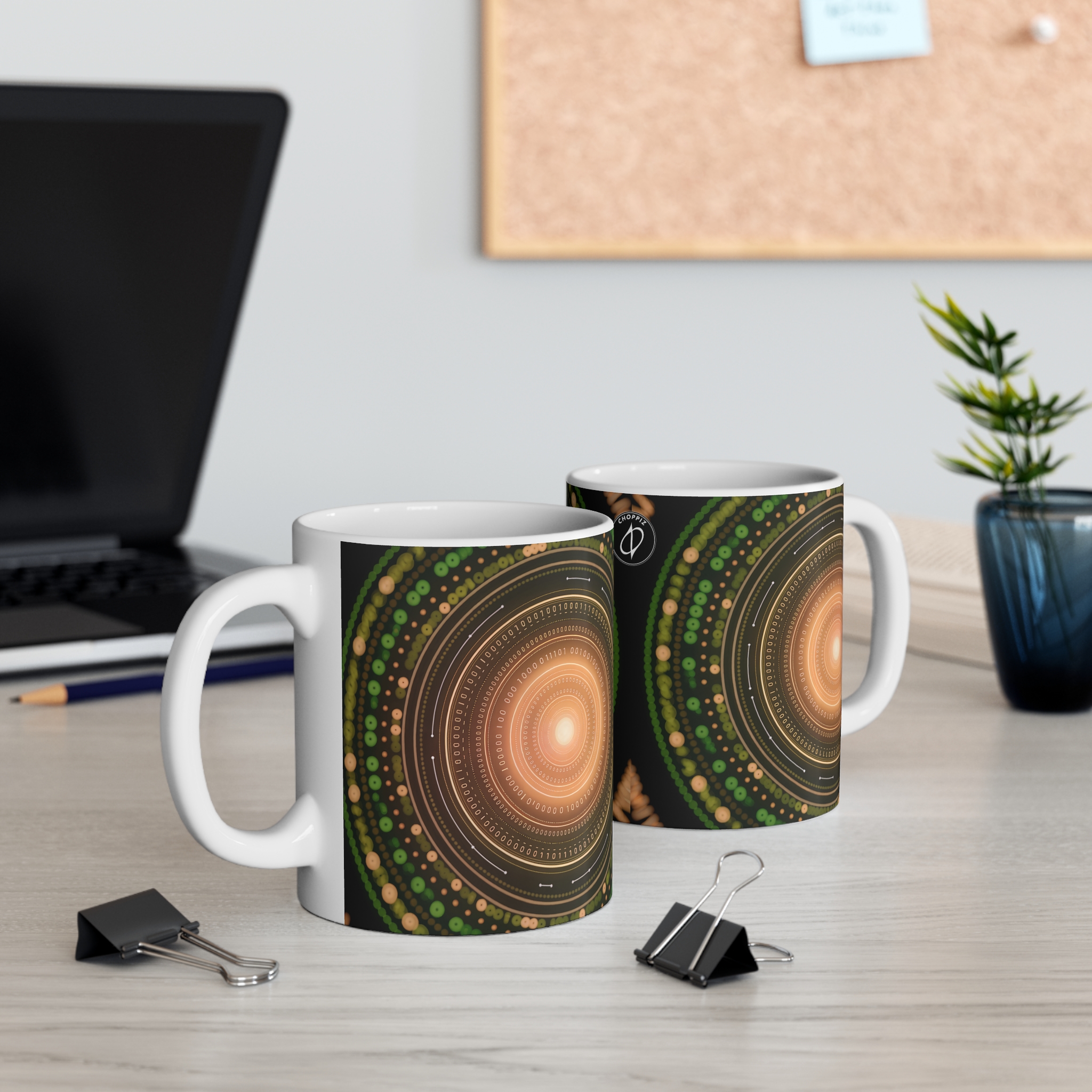 World of Binary Code Mug