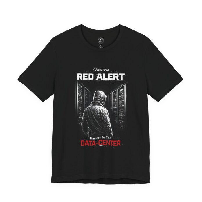 Red Alert Hacker in the Data Center T-Shirt – HCK1002