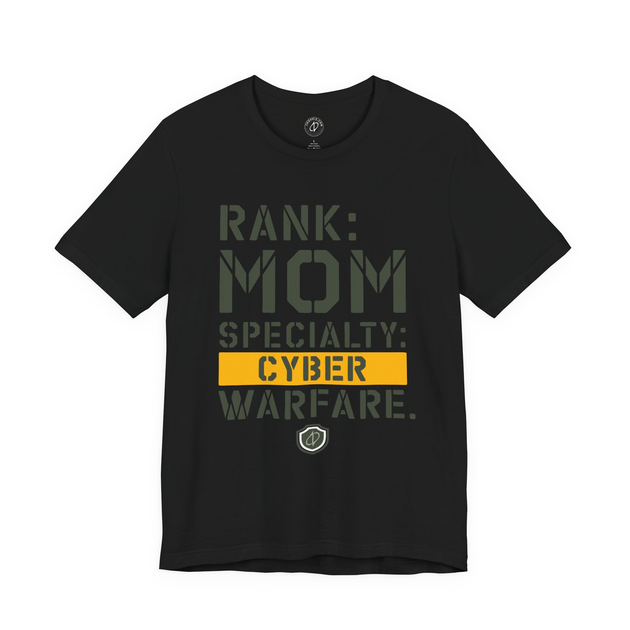 RANK: MOM, SPECIALTY: CYBER WARFARE T-Shirt