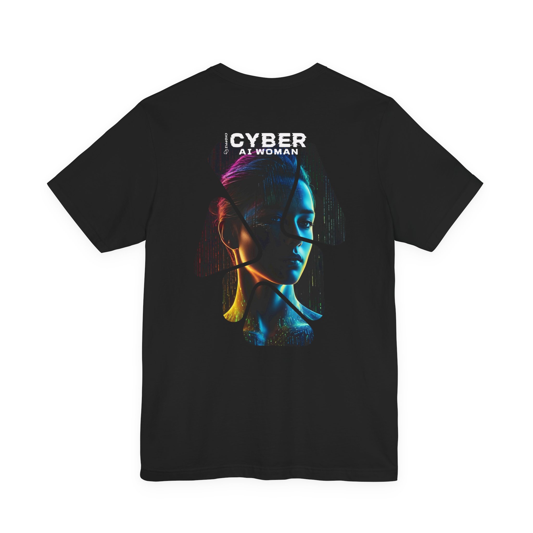 Cyber AI Woman Digital Future T-Shirt BIW08