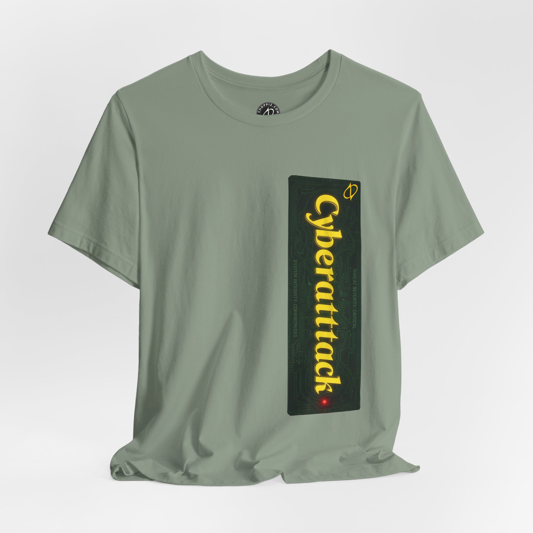 Cyberattack Green Sticker TYP030 T-Shirt