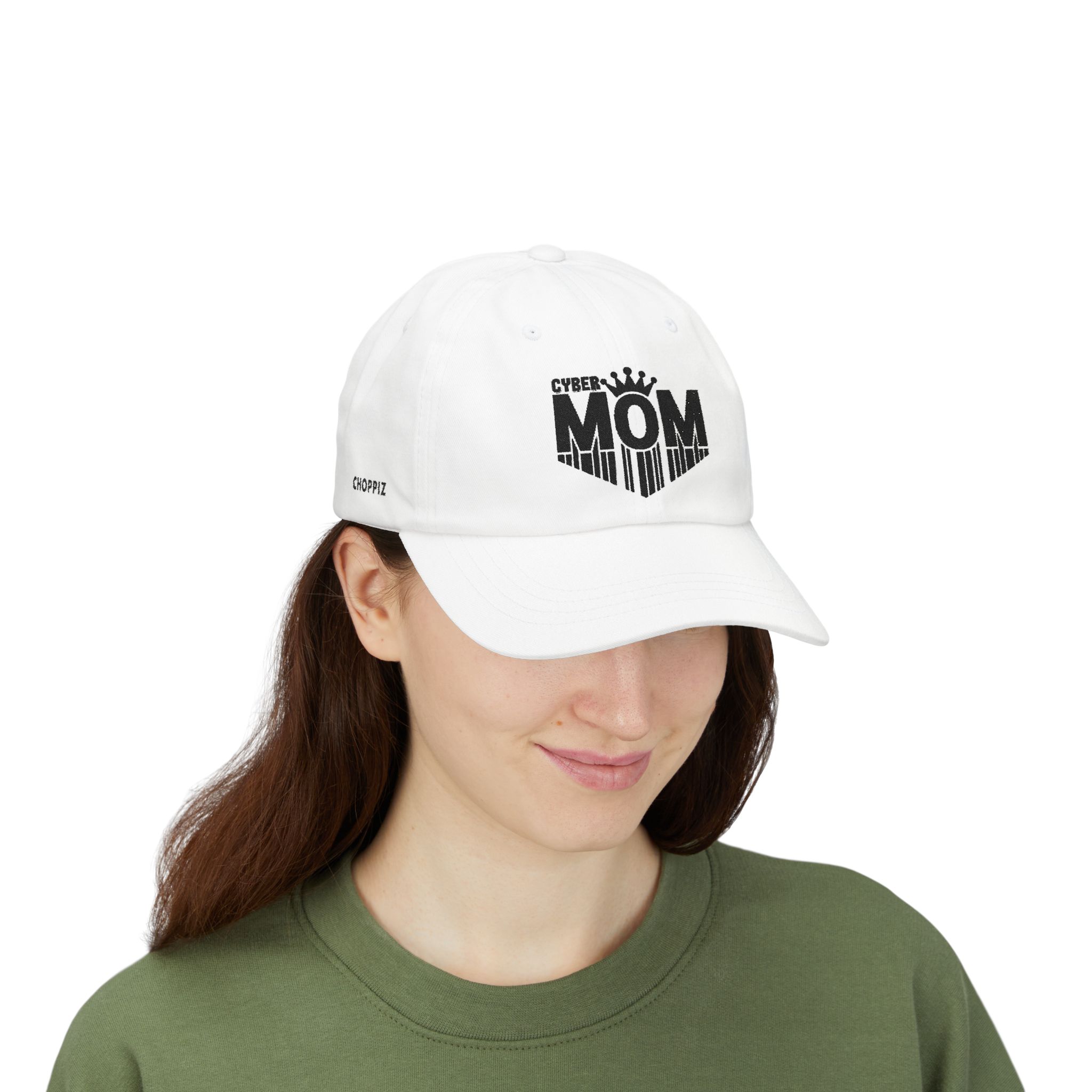 Cyber Mom Embroidered Crown CyberSec Cap Y6245